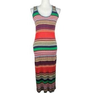 Hippie Love Colorful Crochet
Maxi Dress. Size Large